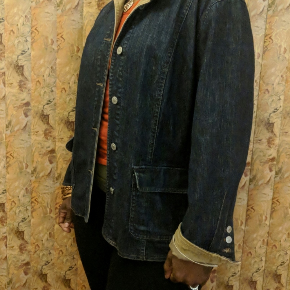Liz Claiborne Jean blazer